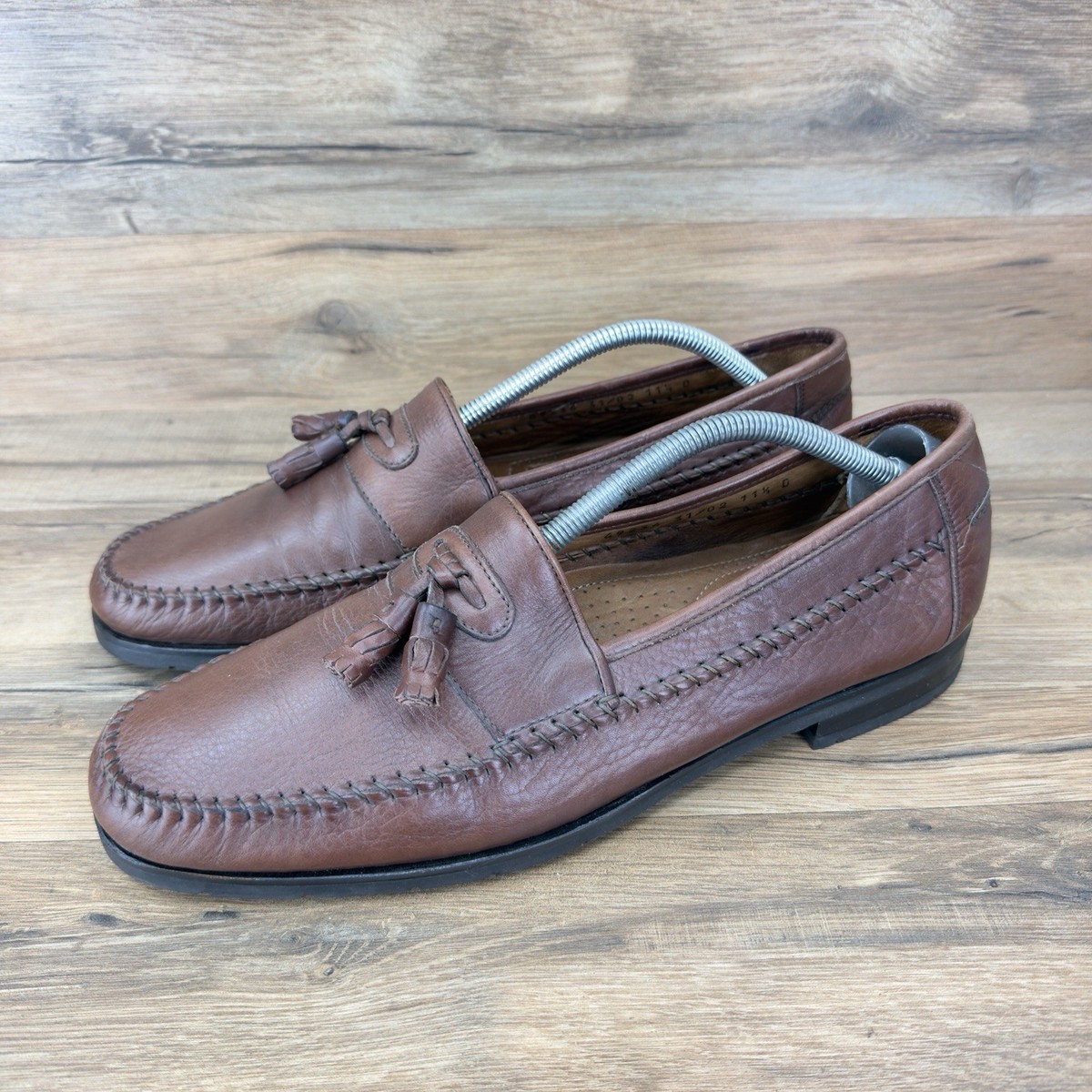 Vtg Allen Edmonds Size 11.5D Made in USA Camden Tasseled 