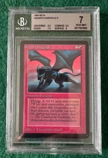 Granite Gargoyle - BETA - MTG - BGS 7 w/ 9.5 Surface. GEM! More MTG In My Store.