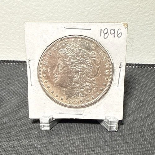 1896 S morgan silver dollar good condition