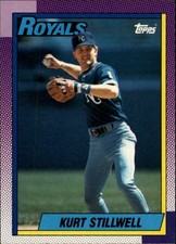 1990 Topps #222 Kurt Stillwell UER/Graduate misspelled/as gradute - BB