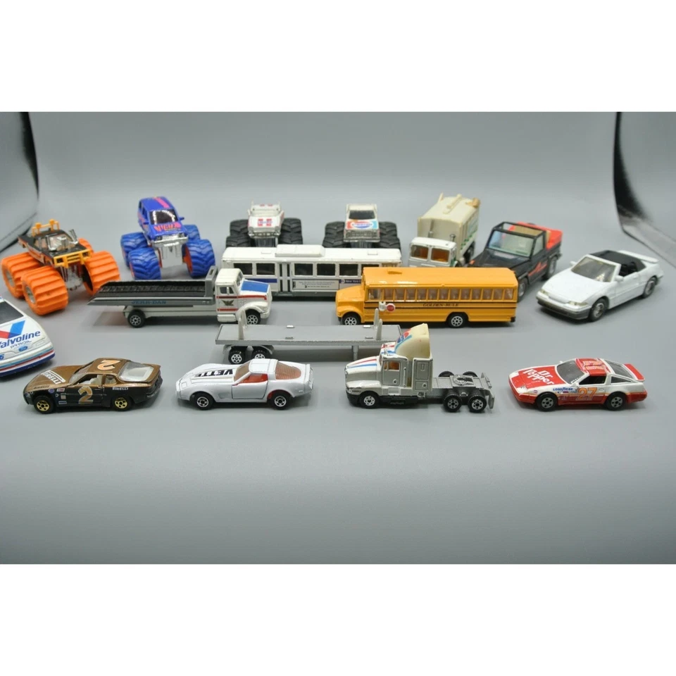 Road Champs Diecast Lot of 16 Dodge Super Bee Cars Buses Monster Trucks & More - Image 4 of 4