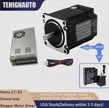 Nema17/23 Closed Loop Integrated Stepper Motor hybrid servo Smart Motor CNC Kit