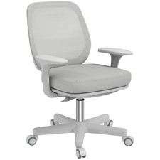 Image of Vinsetto Office Chair, 360 Degree Swivel Desk Chair with Wheels, Grey