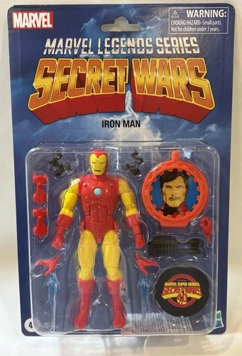 IRON MAN 6" Figure, Marvel Legends Secret Wars, Hasbro Toys 2024, Tony Stark MOC