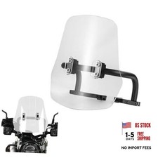 Motorcycle Windshield Deflector Windscreen Fit for CRF250L CRF300L Transparent