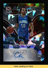 2020-21 Panini Spectra Aspiring Astral Prizm 8/35 Cole Anthony Auto READ 0el