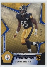 2019 Panini Rookies & Stars Rookies True Blue 24/49 Devin Bush II #190 18er