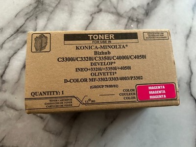 Konica Minolta Toner Cartridge for C3300i/C3320i/C3350i/C4000i/C4050i-Magenta