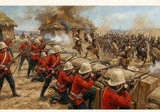 ZULU WARS, RORKES DRIFT. KEEP THEM BACK I SAID KEEP THEM BACK 8x12 inch print.