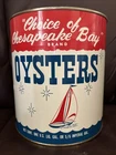 Vintage Chesapeake Bay Oyster One Gallon  Can J.W. Ferguson Remlik VA No Lid