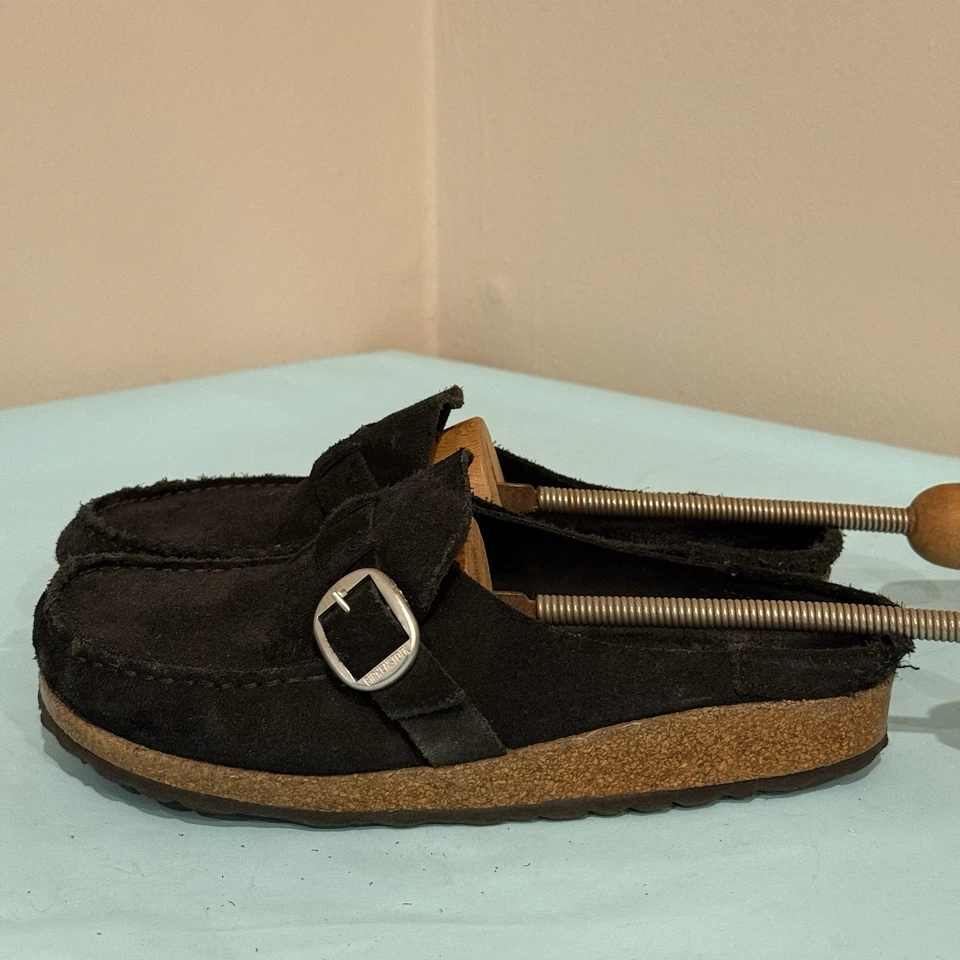 Birkenstock Clog Black Buckley Suede Women's EU 39 E US 8 - Image 2 of 4