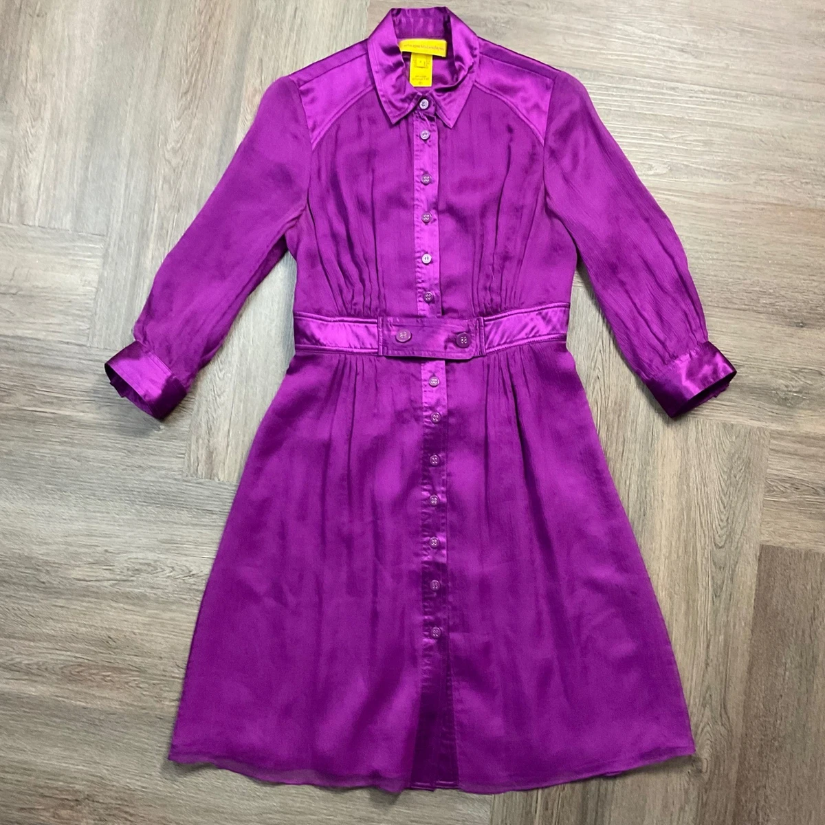 catherine malandrino shirt dress Catherine Malandrino Silk Shirtdress