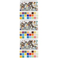 3 Boxes Diy Craft Tiles Glass Crafts Blocksfor Ornaments Creative