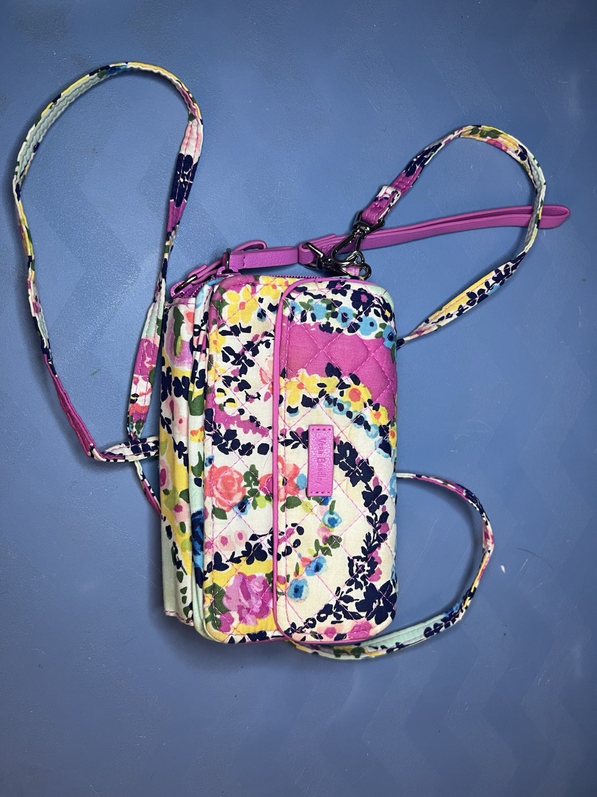 Vera Bradley Iconic RFID All-In-One Crossbody--Wildflower Paisley-