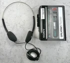 Sony Walkman WM-F44 AM/FM Stereo Cassette Player New Belts Headphones Tested