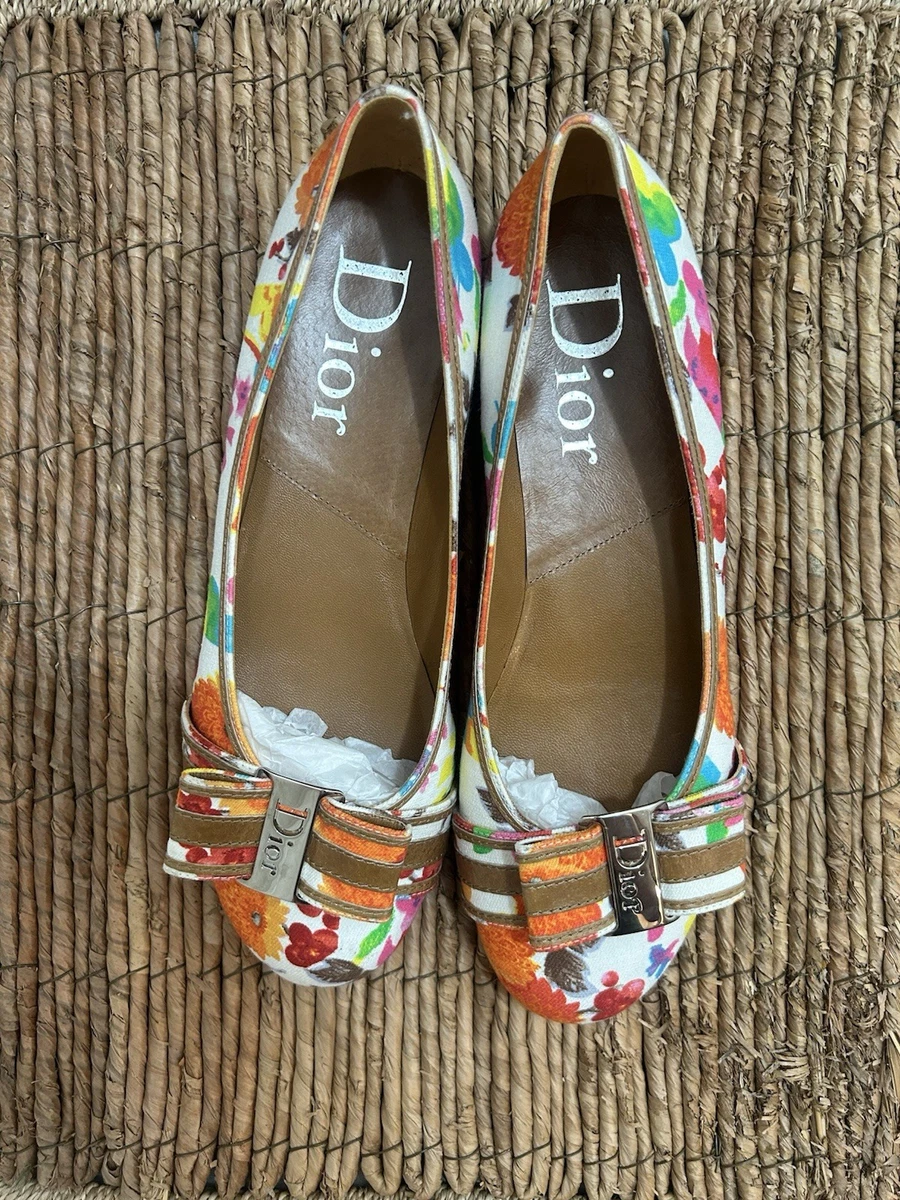 Dior Floral Flats for Women for sale | eBay