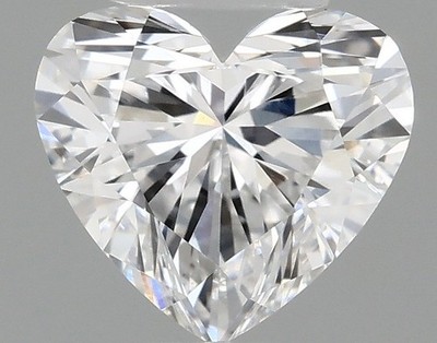 0.97 Cts HEART SHAPE D Color VS1 Clarity IGI CERTIFIED LAB GROWN CVD Diamond