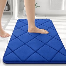 OLANLY 36x24 Memory Foam Bath Mat Ultra Soft Absorbent Bathroom Rug Machine Wash