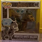 Funko Pop! Rides Game of Thrones Mounted White Walker Vinyl Figure #60...