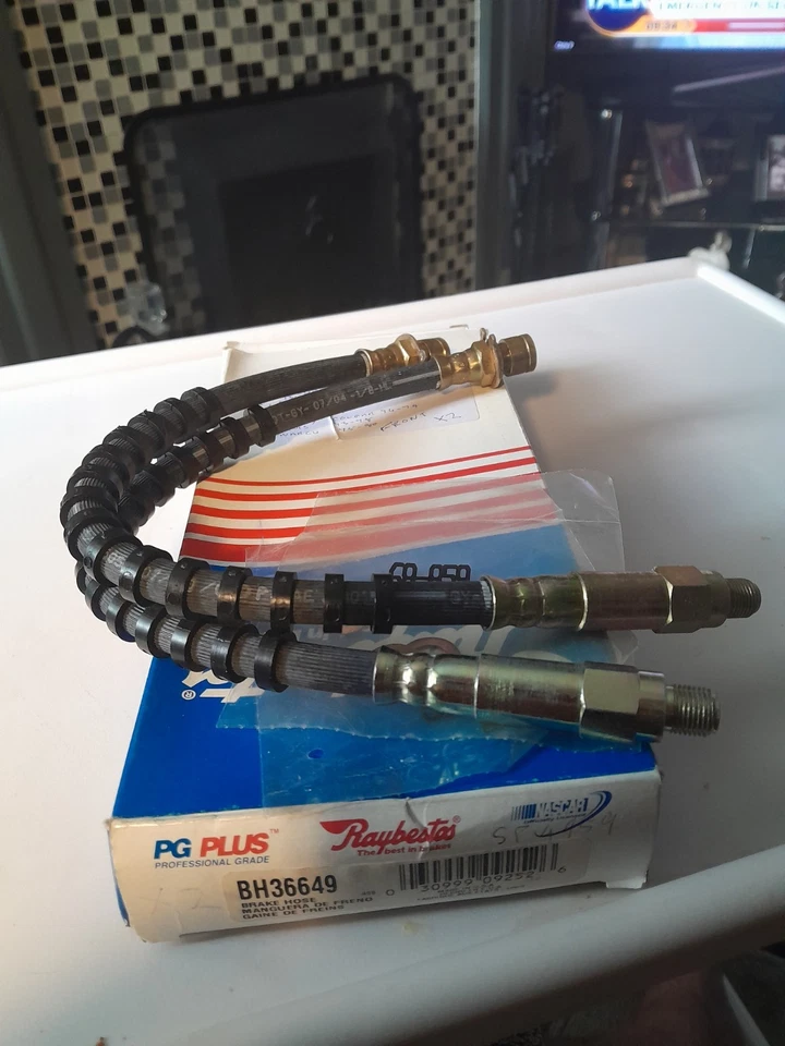 pair ford torino front brake hoses — 第 3/4 张图片