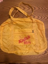 Rare Vintage Classic Yellow Kodak Bag Tote Bag Promo Ad 1980’s Logo 11”x15”