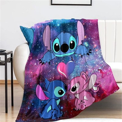 Lilo & Stitch Decke Weiche Warme Fleece Flanell Decken Sofa Bett Auto Geschenke