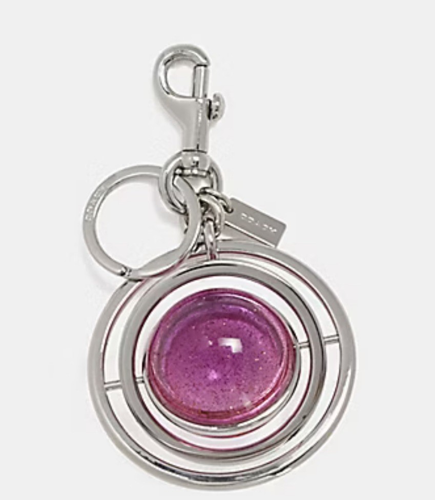 Coach X NASA Rotating Saturn Planet Keychain