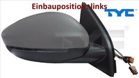 TYC 326-0164 AußEnspiegel Links Spiegel AußEn FüR Peugeot