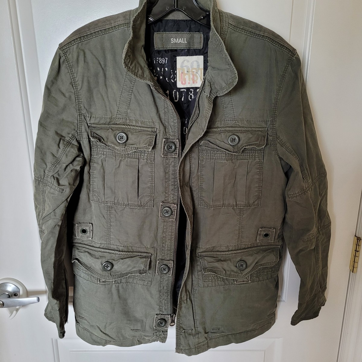 ジャケット・アウター 00s goa 2way volume neck military jacket Supernatural Dean Winchester Gap Commander Military Jacket Small