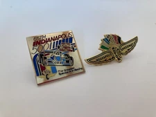 1981 Indy 500 (Andretti vs Unser) & Indianapolis Motor Speedway (IMS) Pins.