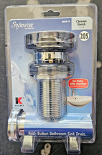 Keeney Chrome Bathroom Decorative sink drain
