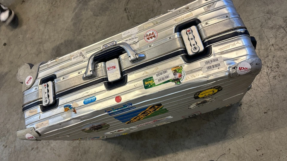Rimowa Aluminium-Koffer Silber 2 Rollen Vintage - Bild 1 von 4