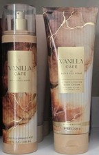 Bath  Body Works Set Vanilla Cafe Body Mist and Body Cream