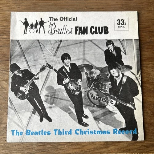 Pop The Beatles Third Christmas Record Flexi Disc