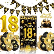 40. Geburtstag Mann Deko mit Banner Hintergrund Luftballons f&uuml;r M&auml;nner