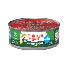 Chicken of the Sea Chunk Light Tuna in Water, Wild Caught Tuna, 5 Ounce