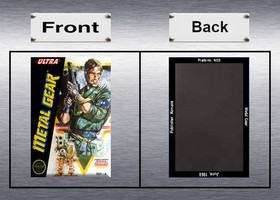 Metal Gear Video Game Box Art *NES* High Quality Magnet