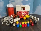 Vintage Fisher Price Little People Play Family Farm 915. COMPLETE with EXTRAS