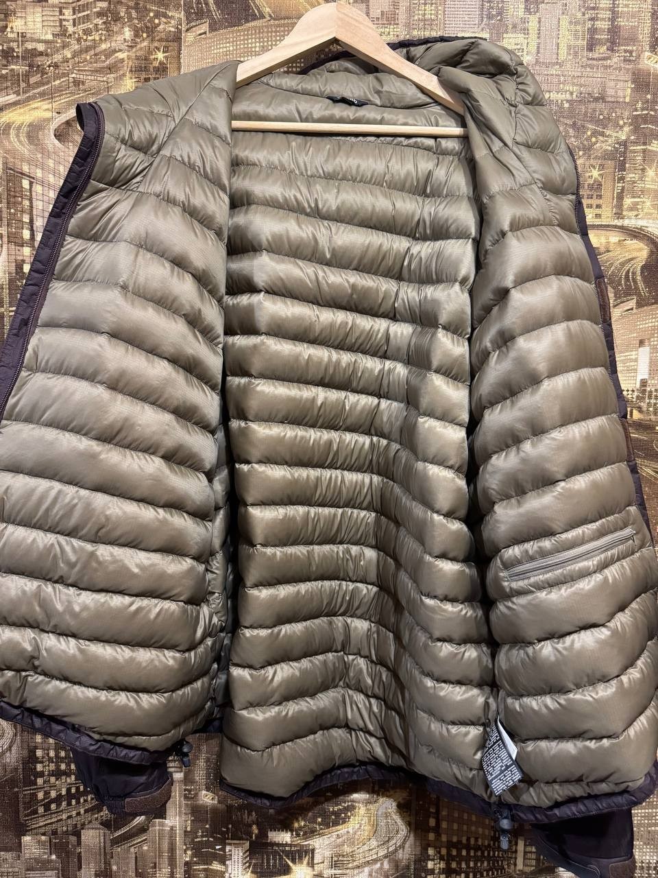 RAB Microlight Alpine Event Brown Down Puffer Jac… - image 13