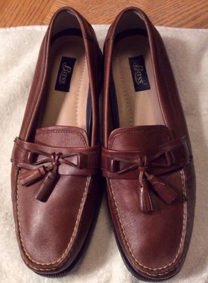 Bass Tassel Brown Leather Dress Loafers Footwear 10M | eBay display picture 3