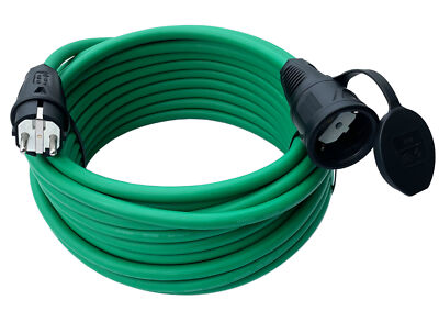 Verlängerungskabel H07RN-F 3x2,5mm² IP44 in grün 2/5/10/15/20/25/30/40/50 Meter
