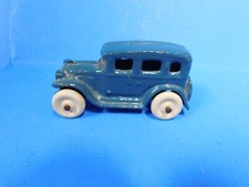 Vintage Hubley Cast Iron Blue Car Arcade Kenton SB