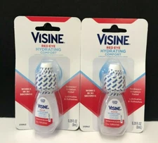 Visine Sterile Advanced: Redness Irritation Relief Eye Drops  2 packs .28 OZ,USA