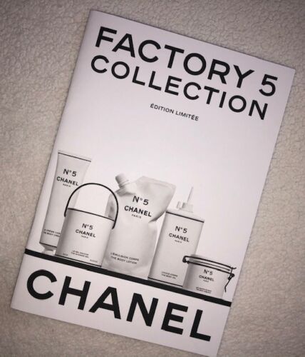 Authentic Chanel Factory No 5 Collection Coloring Book Catalogue in FRENCH