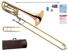 Yamaha YBL-620G Bass Trombone Gold Brass Bell Large Bore Double Rotary Valves