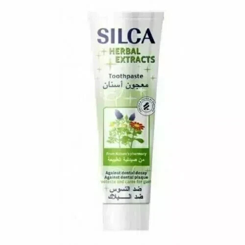 SILCA DENTIFRICE HERBAL EXTRACTS PROTECTS AND CARES FOR GUMS 100MLFree Shipping - Picture 1 of 2