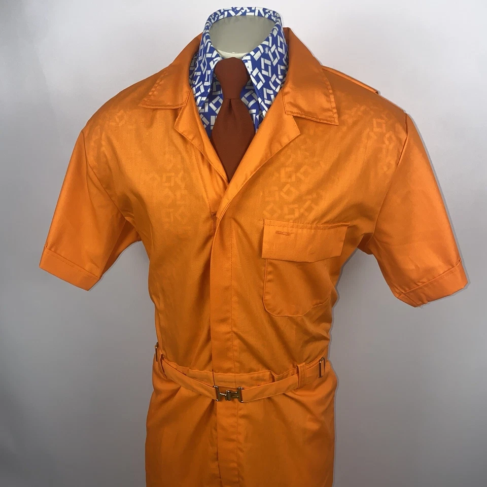 Mono De Colección Para Hombres Pequeño Traje de Una Pieza Mono de Ocio Años 70 Disco Groovy Mod Foto 3 de 4