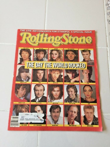 Rolling Stone Magazine # 454 August 15, 1985, Live Aid Concert For Ethiopia - Imagen 9 de 9