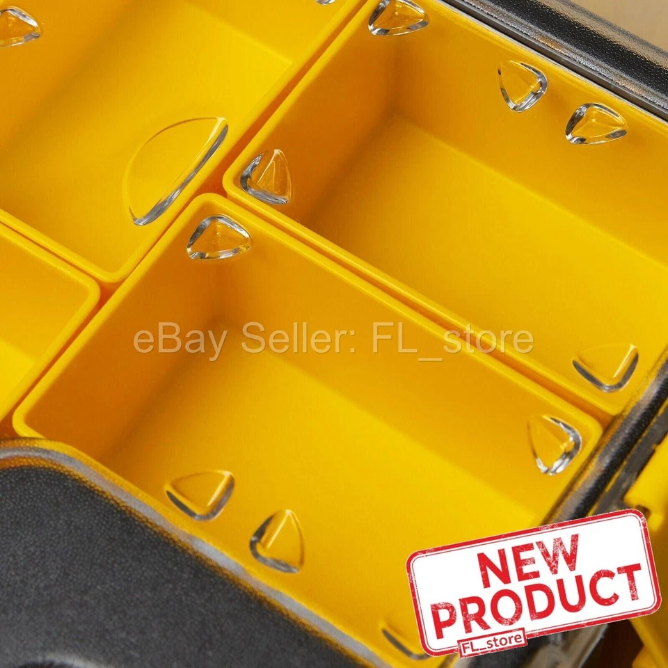 STANLEY Organizador de Almacenamiento de Plástico Caja de Transporte de Piezas 25 Compartimentos Alto Impacto Foto 3 de 4