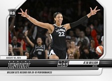 2024 PANINI INSTANT WNBA #172 A'JA WILSON - SETS RECORD FOR 20-10 PERFORMANCES